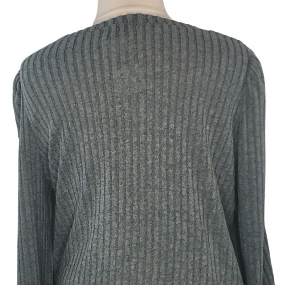 Ofeefan Cozy‎ Green Ribbed Sweater Tunic - Picture 8 of 14